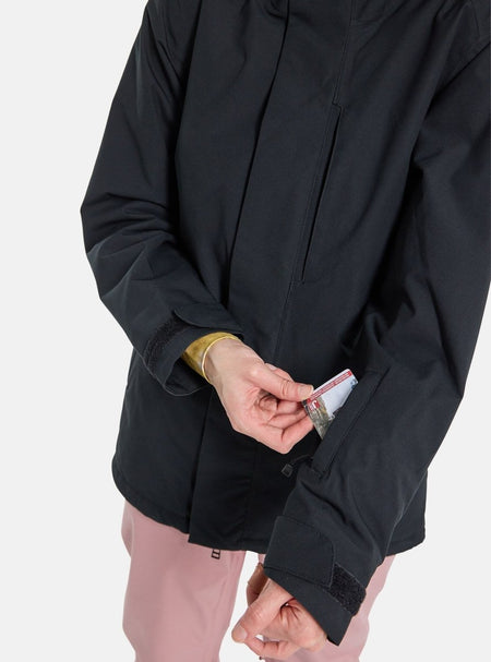 Burton Jet Ridge Jacket Womens 2025 Black - Elevation107