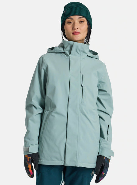 Burton Jet Ridge Jacket Womens 2025 Petrol Green - Elevation107