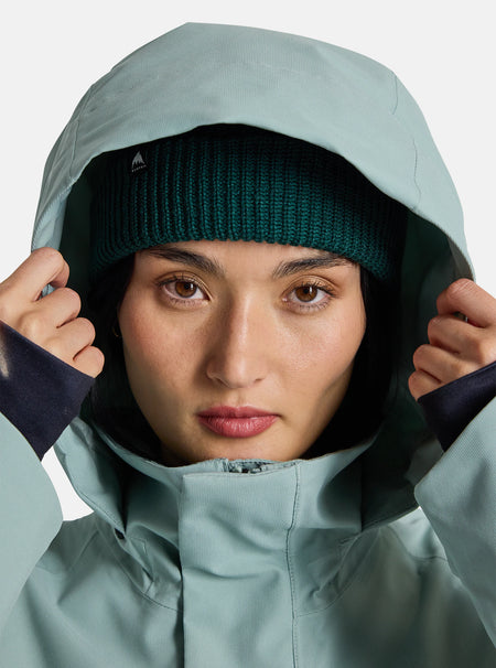 Burton Jet Ridge Jacket Womens 2025 Petrol Green - Elevation107