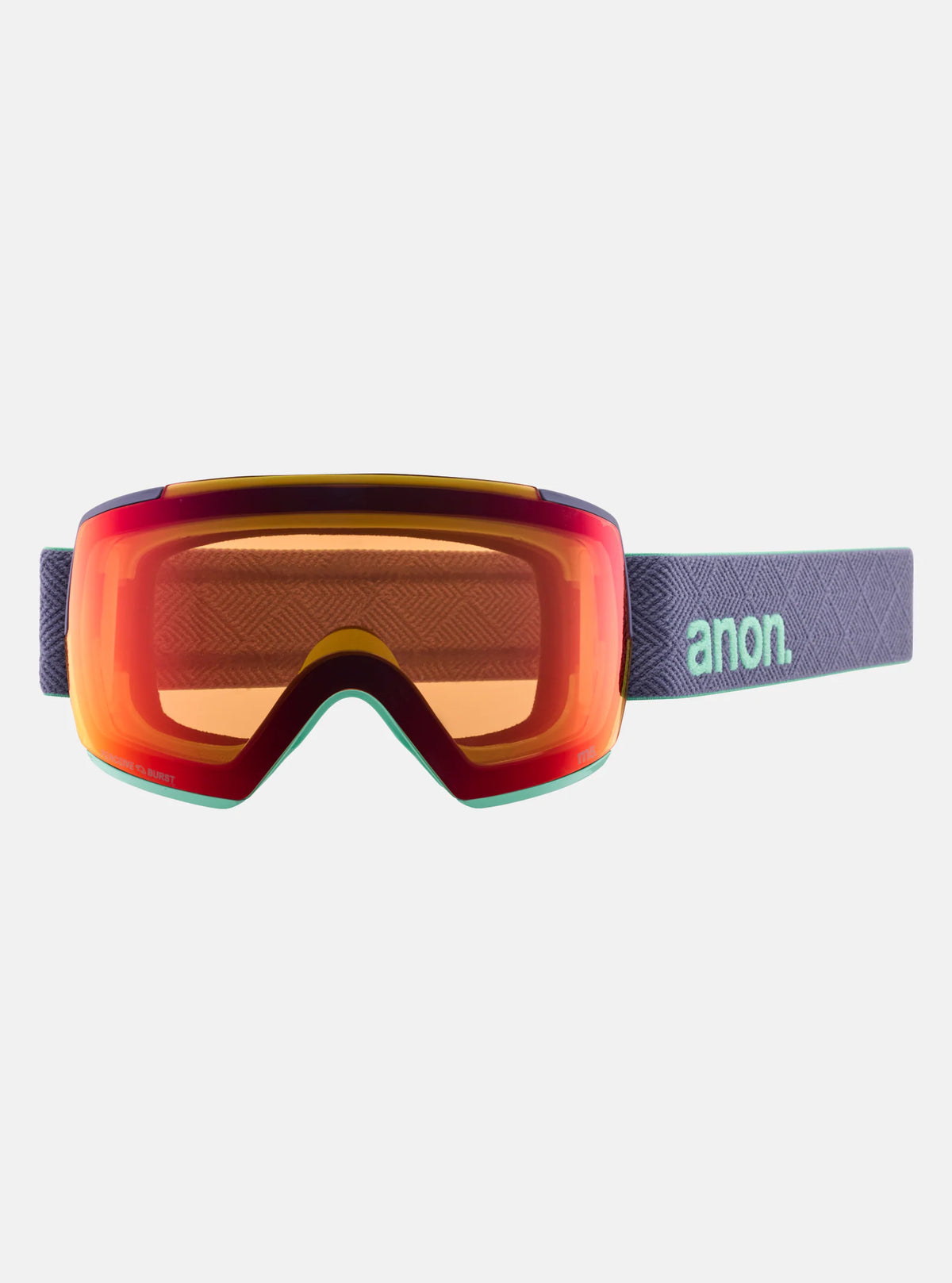 Anon M5 Goggles & MFI Face Mask & Spare Lens Low Bridge Fit Purple / Perceive Sunny Bronze Lens - Elevation107