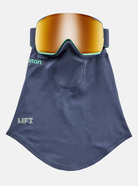 Anon M5 Goggles & MFI Face Mask & Spare Lens Low Bridge Fit Purple / Perceive Sunny Bronze Lens - Elevation107