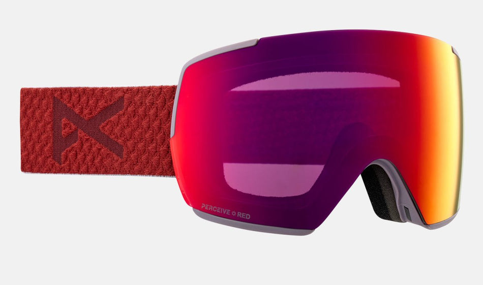 Anon M5 Goggles & MFI Face Mask & Spare 2024 Mars / Perceive Sun Red Lens - Elevation107
