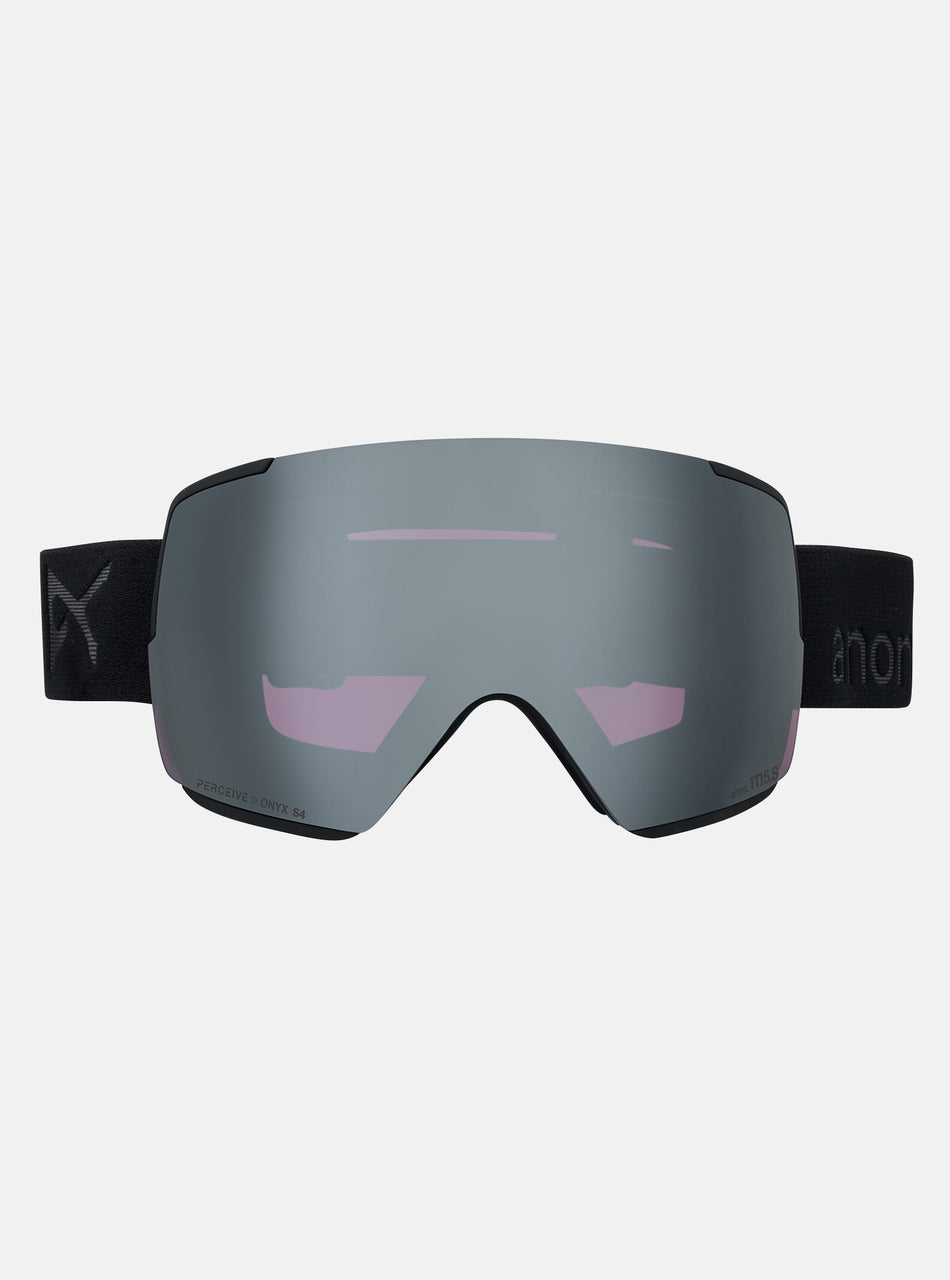 Anon M5S Goggles & MFI Face Mask & Spare Lens 2026 - Smoke / Perceive Sunny Onyx Lens - Low Bridge Fit
