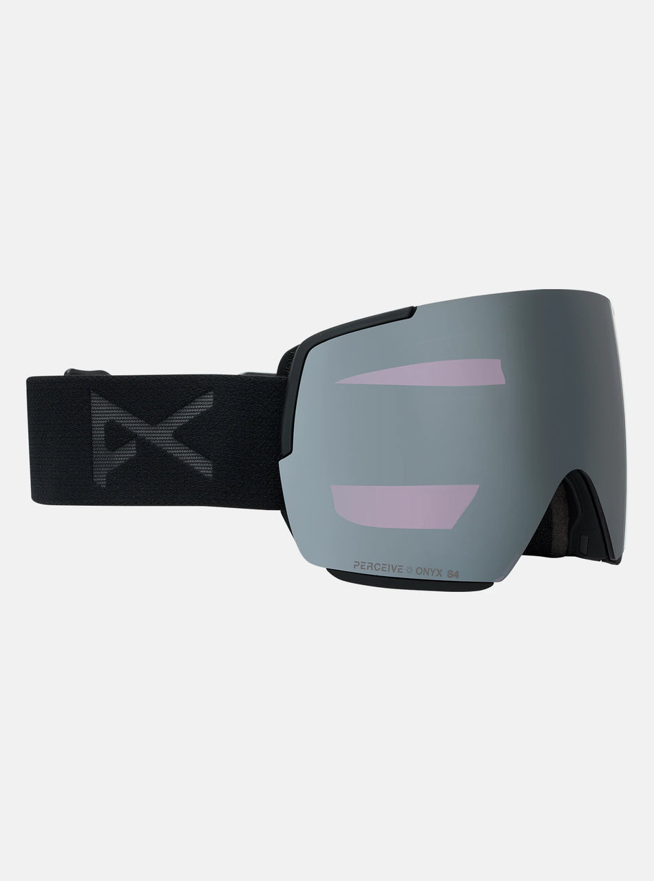 Anon M5S Goggles & MFI Face Mask & Spare Lens 2026 - Smoke / Perceive Sunny Onyx Lens - Low Bridge Fit