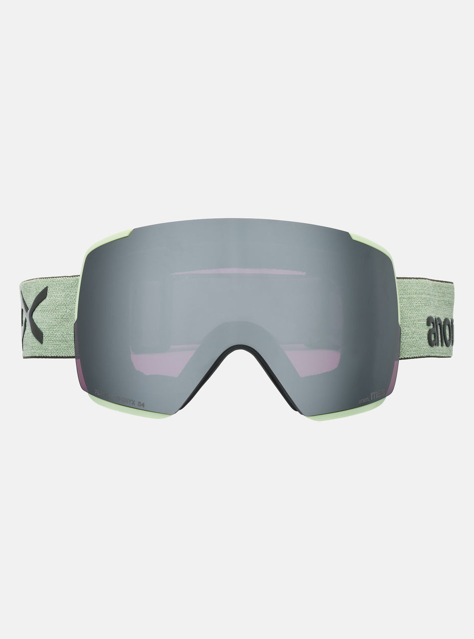 Anon M5S Goggles & MFI Face Mask & Spare Lens 2026 - Soft Sage / Perceive Sunny Onyx Lens - Low Bridge Fit