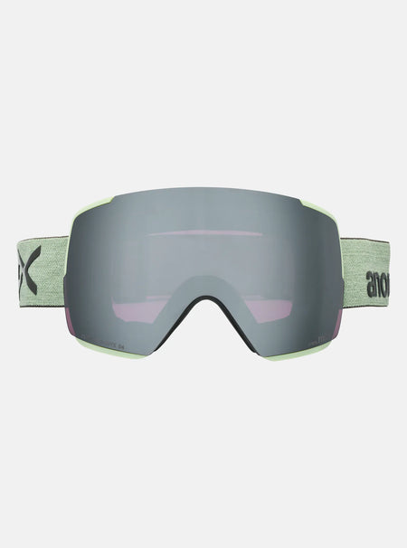 Anon M5S Goggles & MFI Face Mask & Spare Lens - Soft Sage / Perceive Sunny Onyx Lens - Elevation107