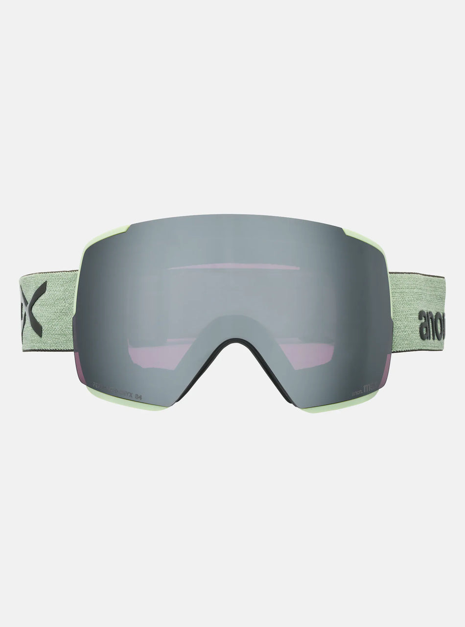 Anon M5S Goggles & MFI Face Mask & Spare Lens - Soft Sage / Perceive Sunny Onyx Lens - Elevation107