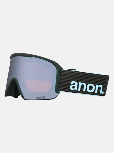 Anon Nesa Goggles & Spare Lens - Snow Flurry / Perceive Sunny Onyx Lens - Low Bridge Fit - Elevation107