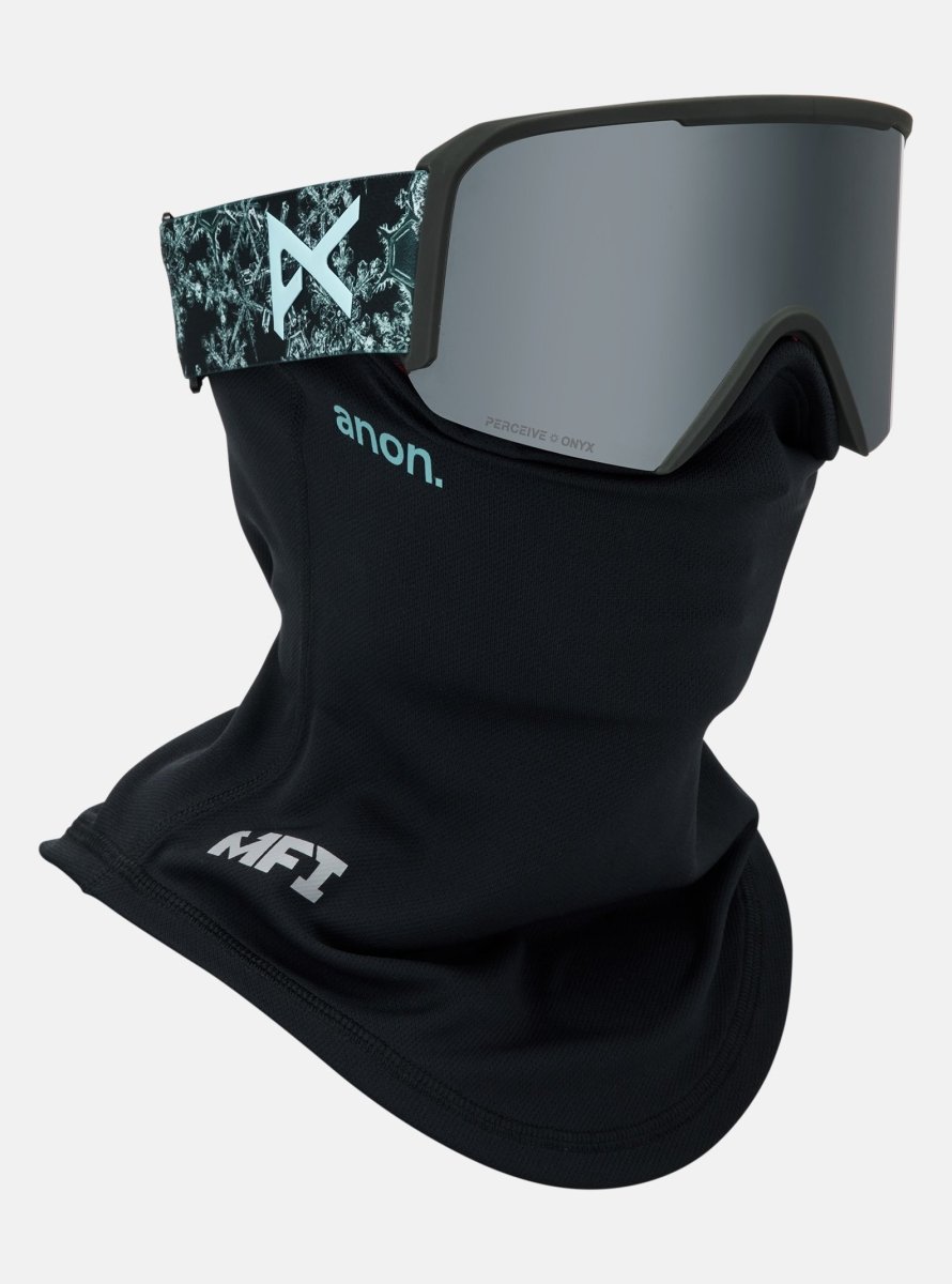 Anon Nesa Goggles & Spare Lens - Snow Flurry / Perceive Sunny Onyx Lens - Low Bridge Fit - Elevation107
