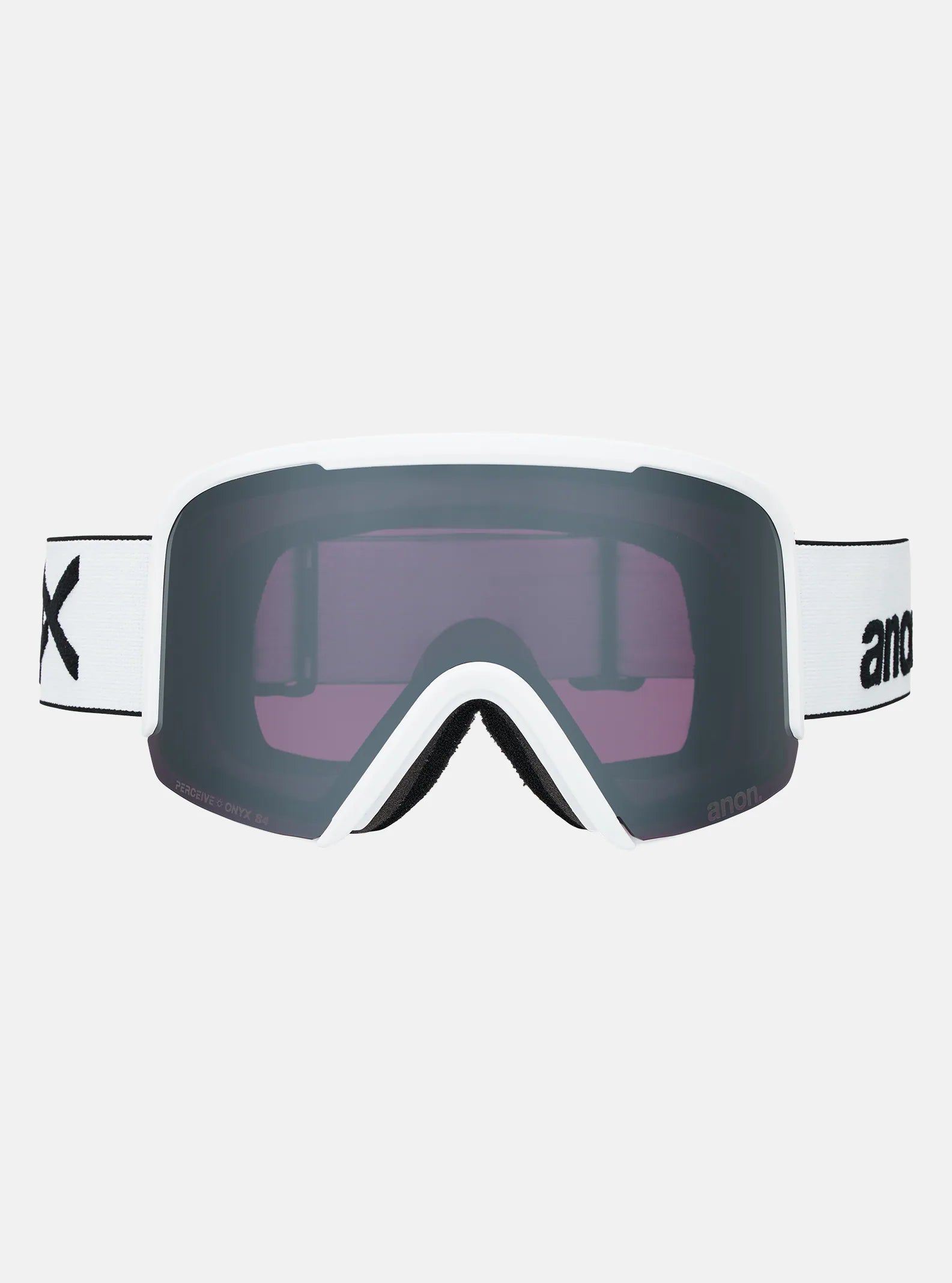 Anon Nesa Goggles & Spare Lens - White / Perceive Sunny Onyx Lens - Elevation107
