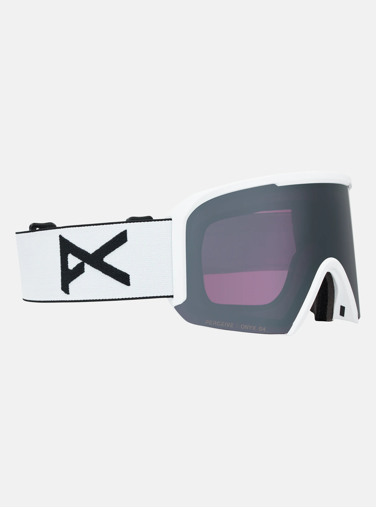 Anon Nesa Goggles & Spare Lens - White / Perceive Sunny Onyx Lens - Elevation107