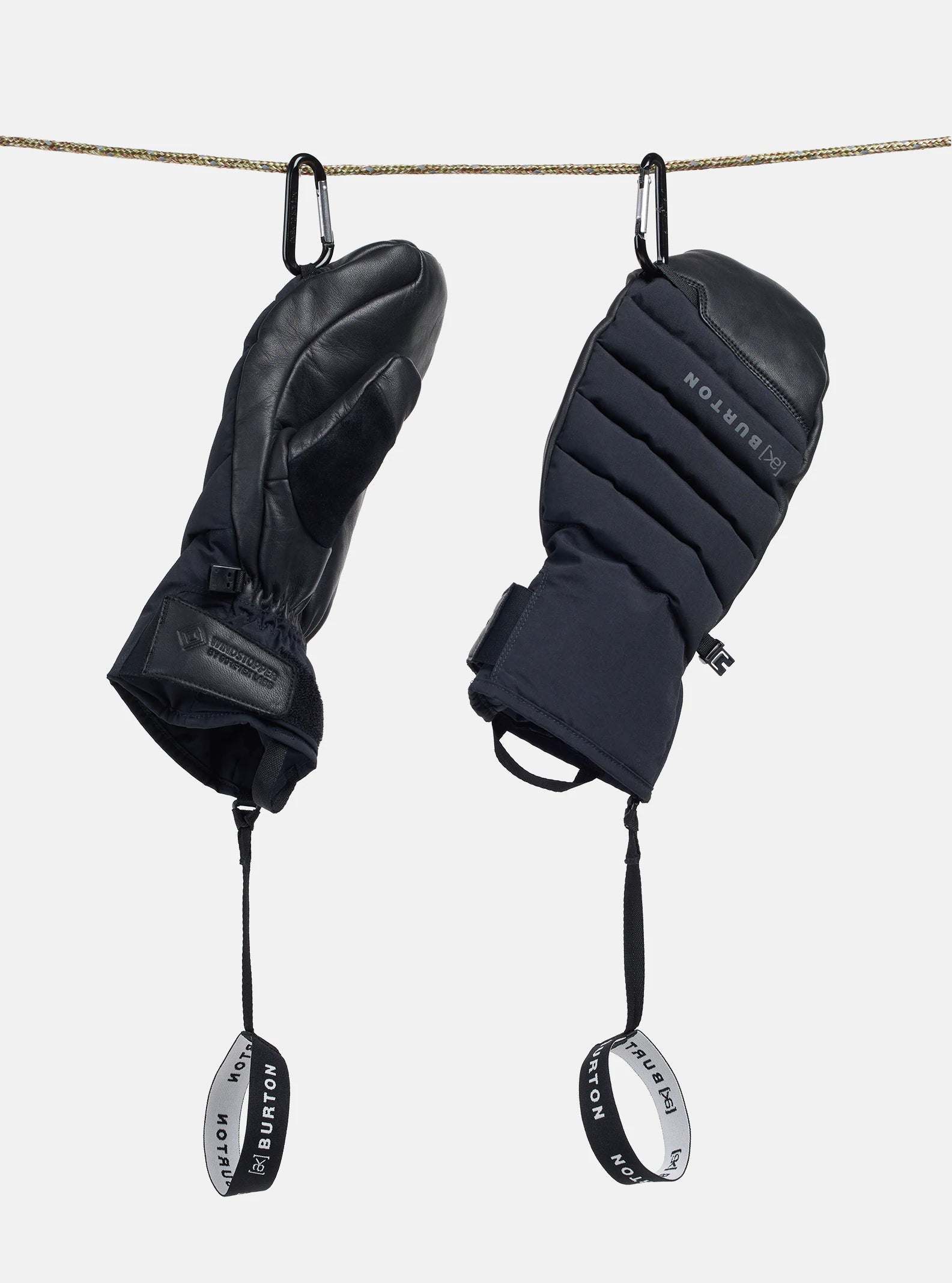 Burton [ak] Windstopper Oven Mittens 2026 Black - Elevation107