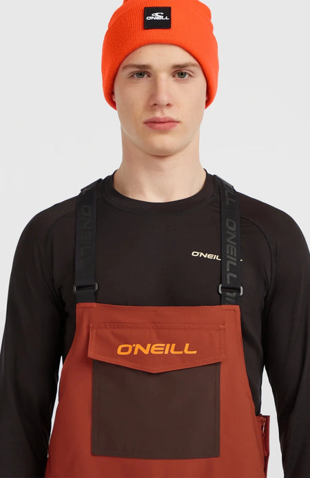 O'Neill Peak Bib Pants Mens 2026 Bonfire Colour Block - Elevation107