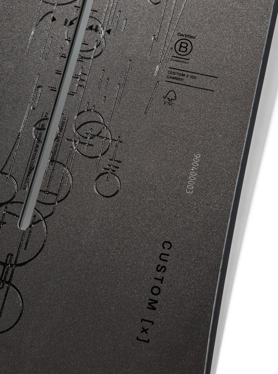 Burton Custom X Mens Snowboard 2027 Etched - Elevation107