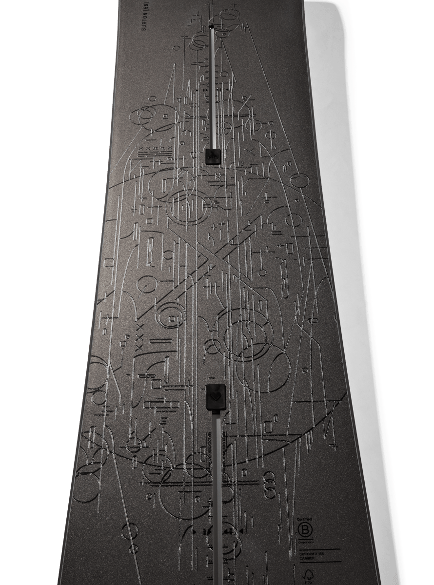 Burton Custom X Mens Snowboard 2027 Etched - Elevation107