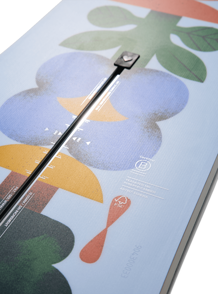 Burton Yeasayer Womens Snowboard 2027 Flora - Elevation107