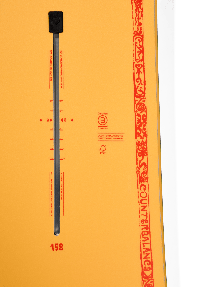 Burton Counterbalance Snowboard 2027 Sun Glow - Elevation107
