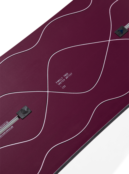 Burton Family Tree Sketch Artist Camber Snowboard 2027 Wind - Elevation107