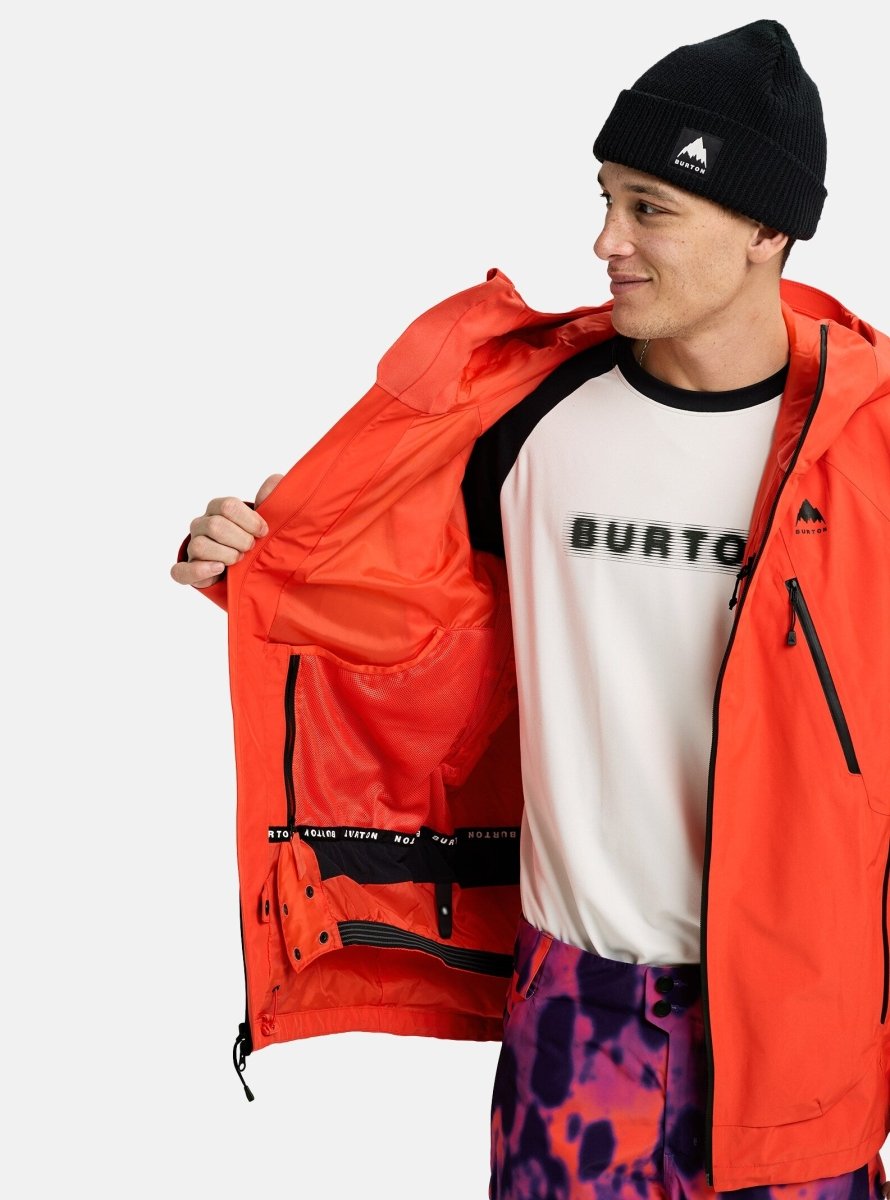 Burton Men's Reserve GORE - TEX 2L Jacket 2026 Fiesta Red - Elevation107