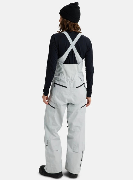 Burton Women's Reserve GORE - TEX 2L Bib Pants 2026 Grey Cloud - Elevation107