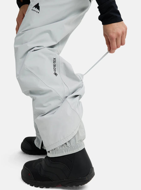 Burton Women's Reserve GORE - TEX 2L Bib Pants 2026 Grey Cloud - Elevation107