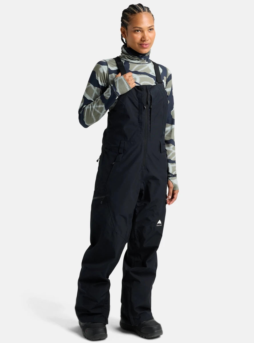 Burton Women's Reserve GORE - TEX 2L Bib Pants 2026 Black - Elevation107