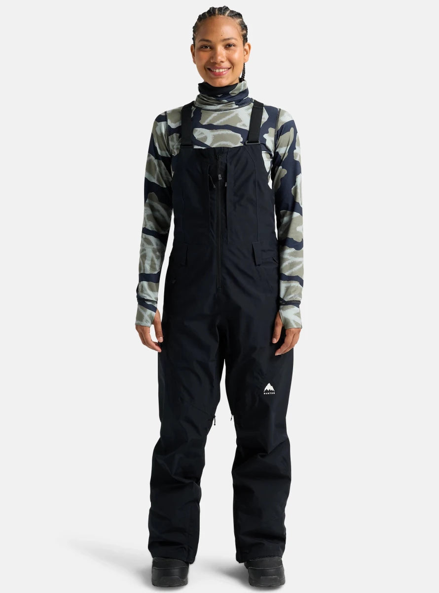 Burton Women's Reserve GORE - TEX 2L Bib Pants 2026 Black - Elevation107