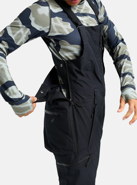 Burton Women's Reserve GORE - TEX 2L Bib Pants 2026 Black - Elevation107