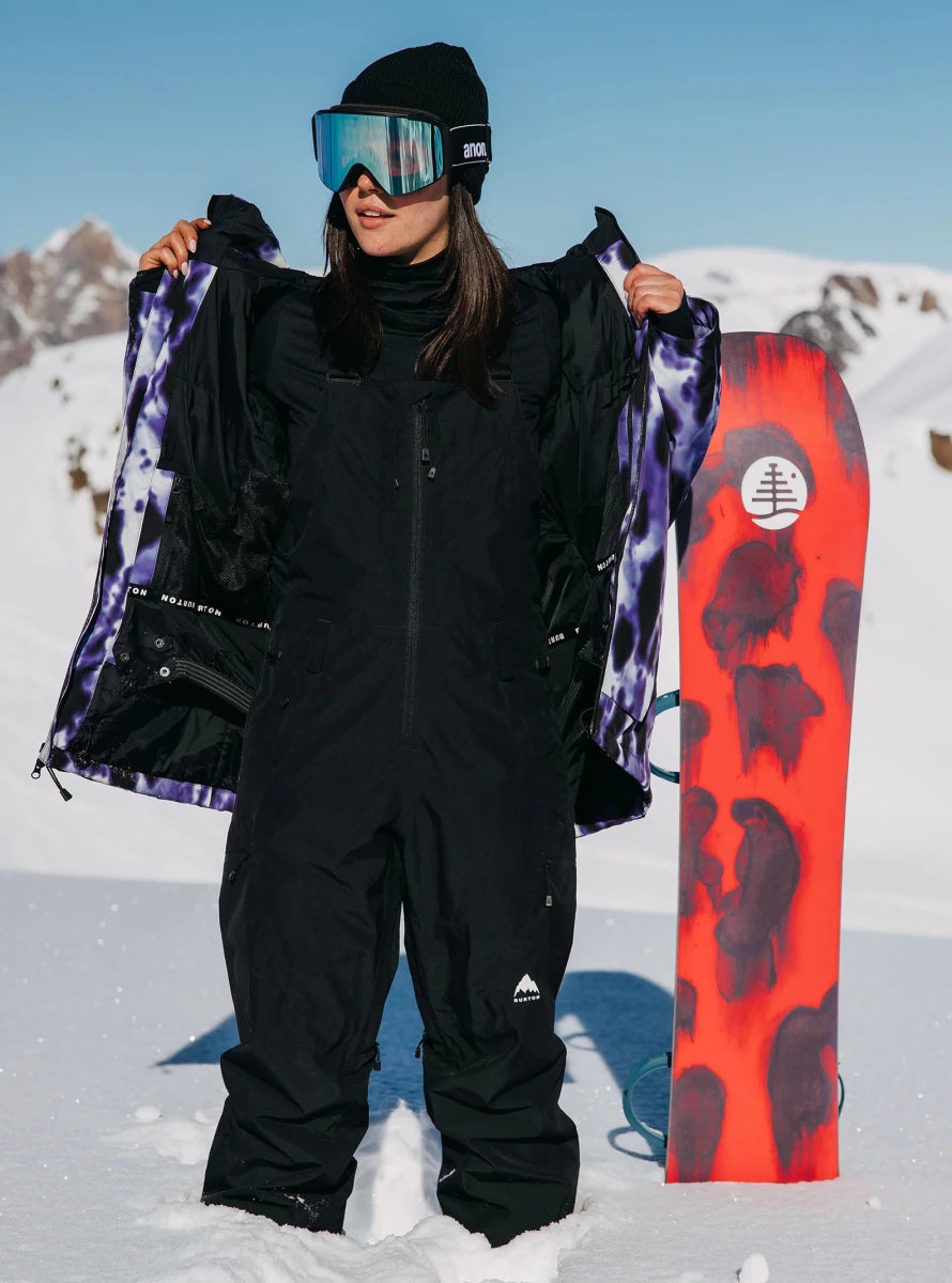 Burton Women's Reserve GORE - TEX 2L Bib Pants 2026 Black - Elevation107