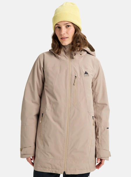Burton Women's Reserve 2L Insulated Jacket 2026 Sumiit Taupe - Elevation107