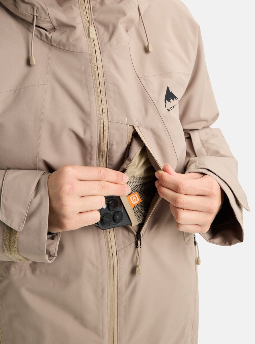 Burton Women's Reserve 2L Insulated Jacket 2026 Sumiit Taupe - Elevation107