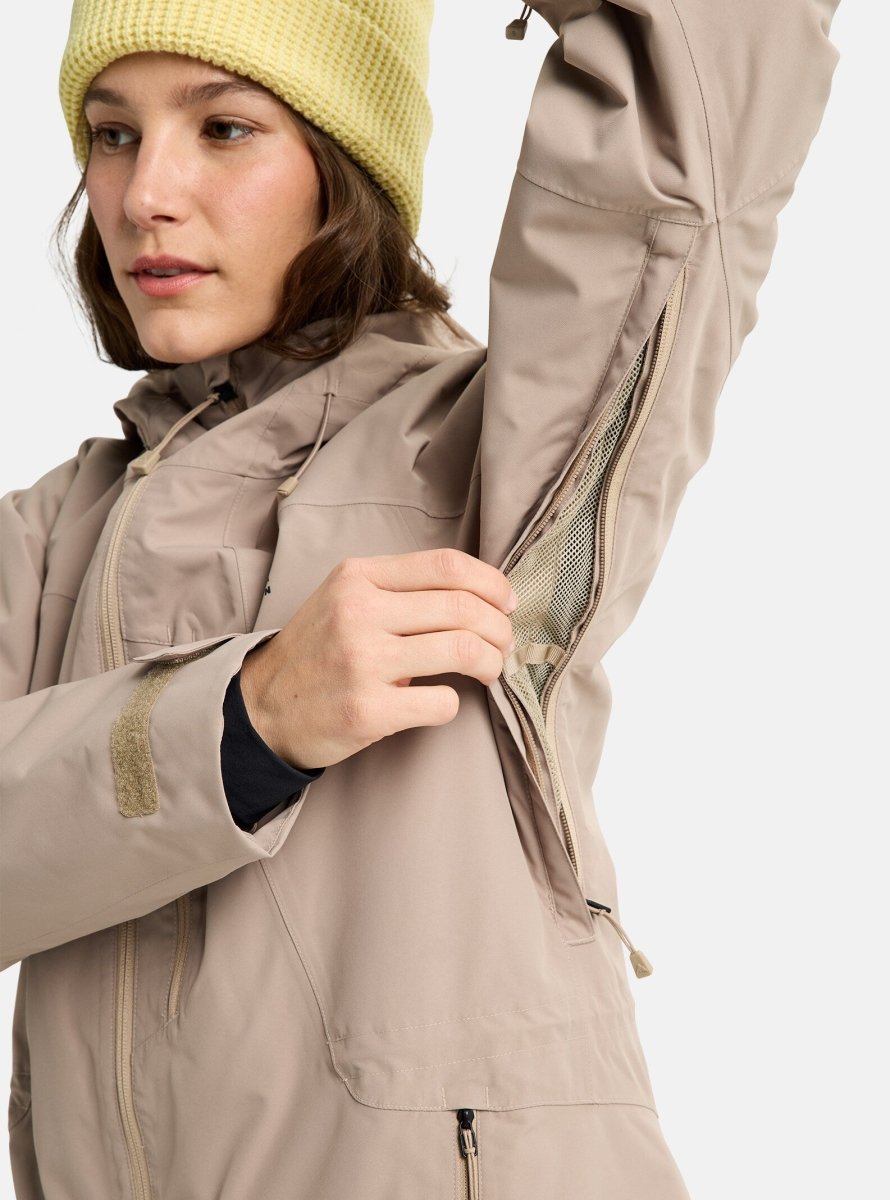 Burton Women's Reserve 2L Insulated Jacket 2026 Sumiit Taupe - Elevation107