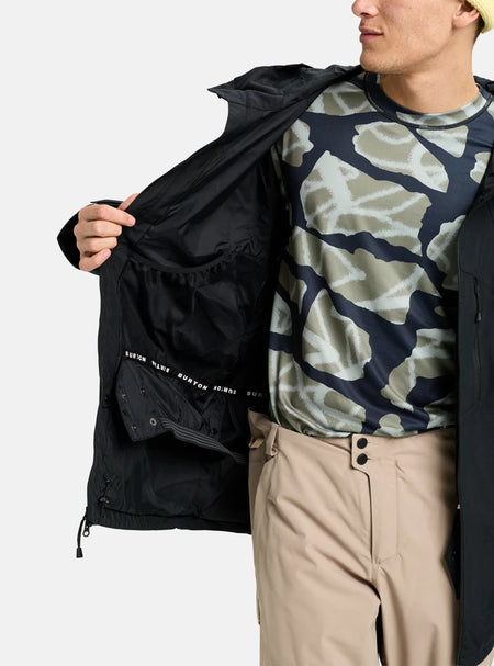 Burton Men's Reserve 2L Jacket 2026 Black - Elevation107