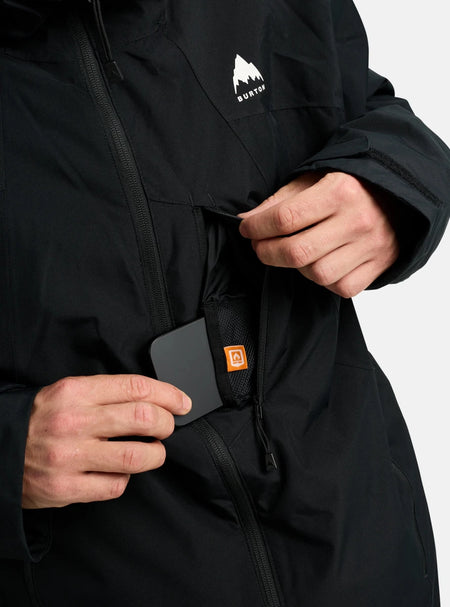 Burton Men's Reserve 2L Jacket 2026 Black - Elevation107