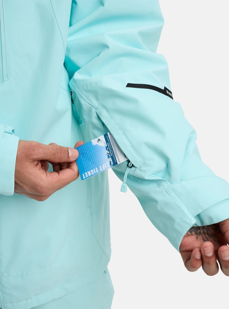 Burton Men's Reserve 2L Jacket 2026 Light Teal - Elevation107