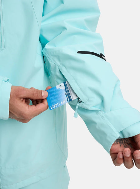 Burton Men's Reserve 2L Jacket 2026 Light Teal - Elevation107