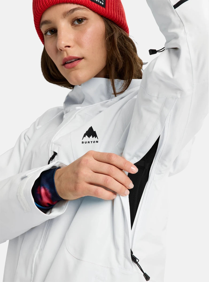 Burton Women's Reserve 2L Insulated Stretch Jacket 2026 Stout White - Elevation107