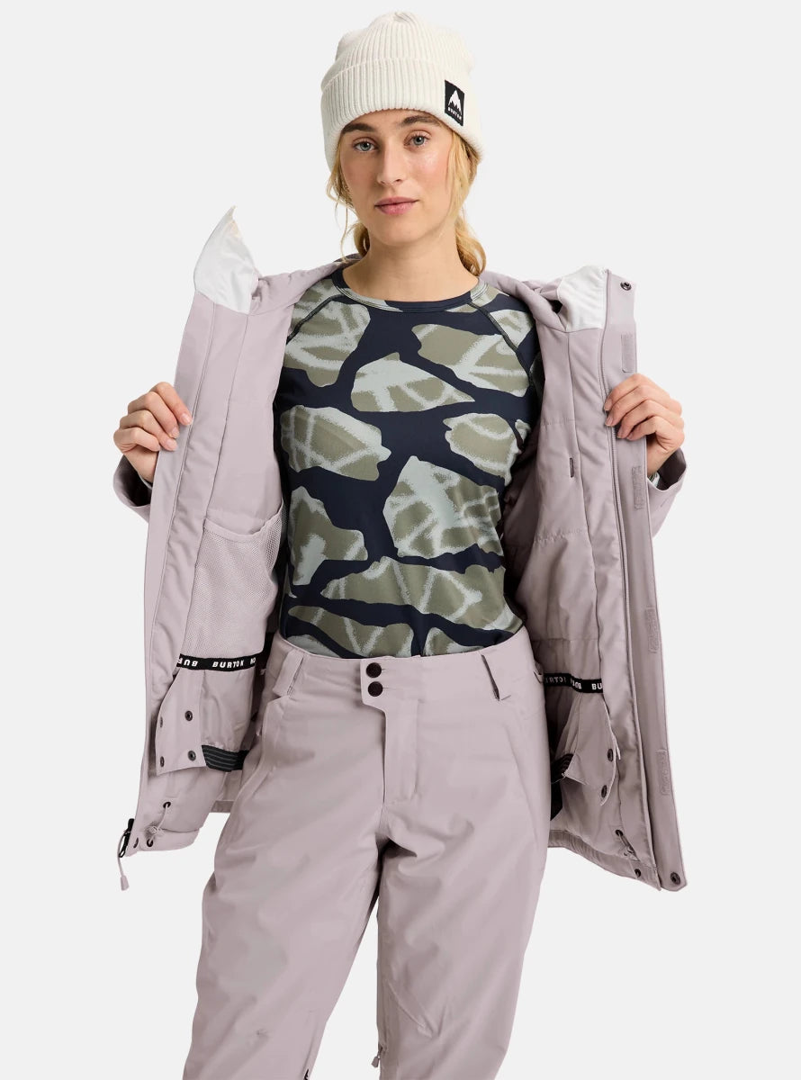 Burton Women's Reserve 2L Insulated Stretch Jacket 2026 Washed Lavender - Elevation107