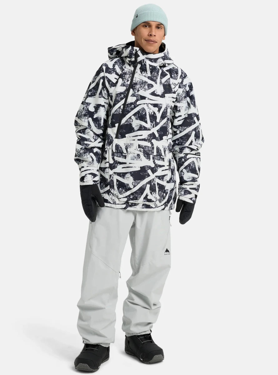 Burton Men's Reserve 2L Relaxed Anorak Jacket 2026 City Streets - Elevation107