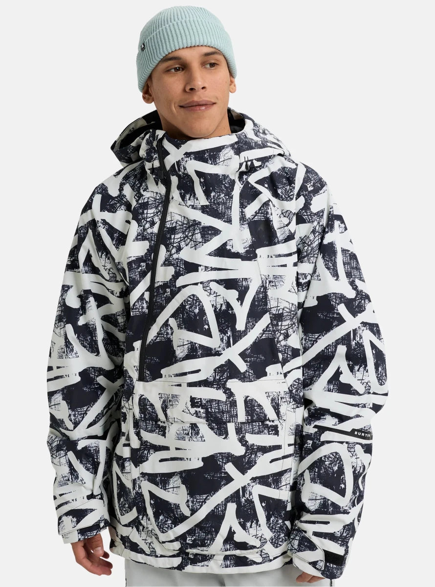 Burton Men's Reserve 2L Relaxed Anorak Jacket 2026 City Streets - Elevation107