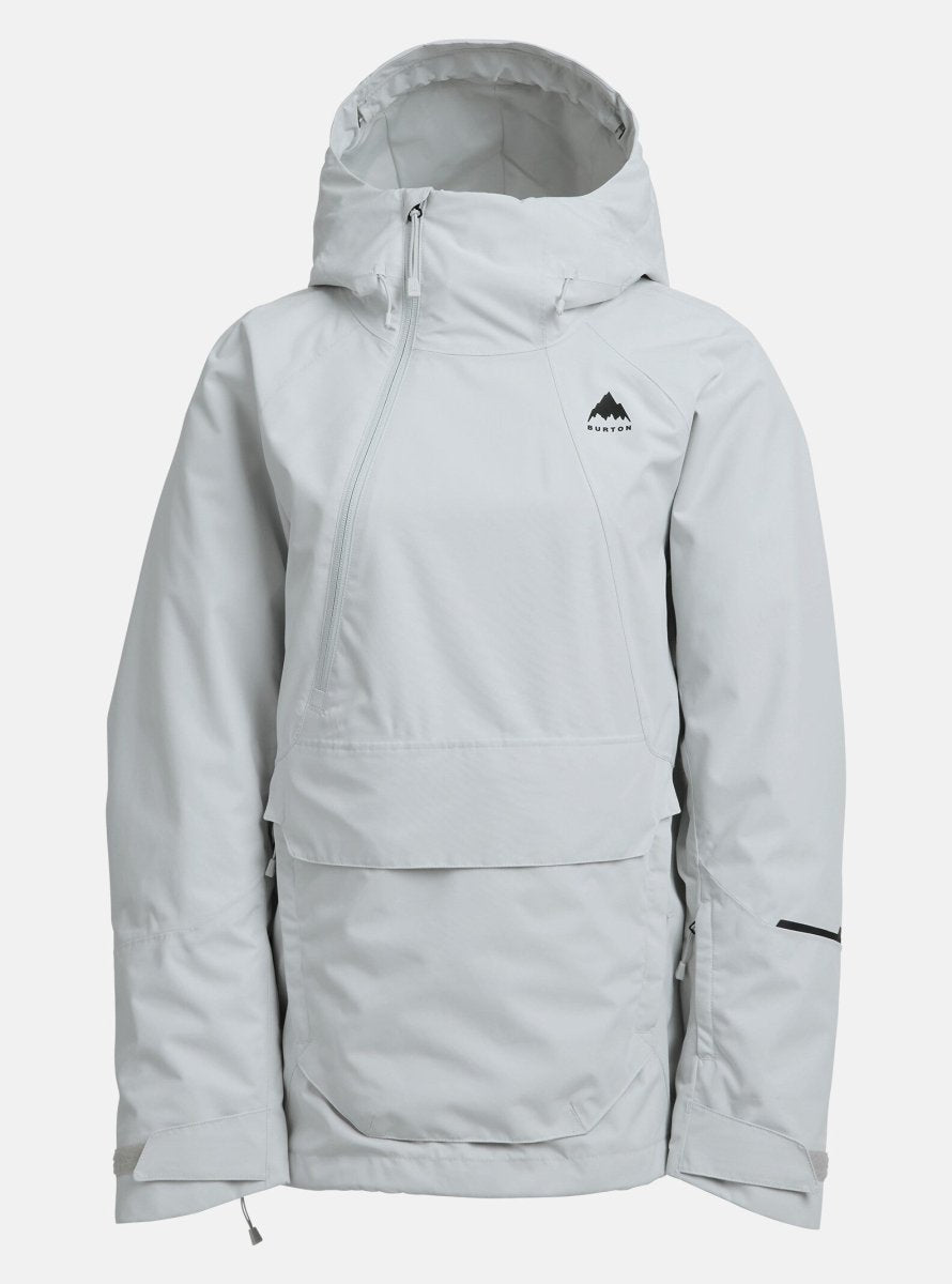 Burton Women's Reserve 2L Relaxed Anorak Jacket 2026 Grey Cloud - Elevation107