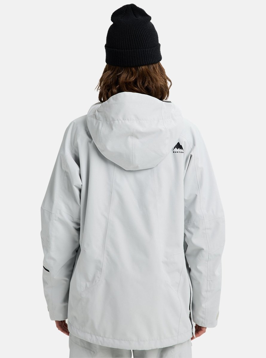 Burton Women's Reserve 2L Relaxed Anorak Jacket 2026 Grey Cloud - Elevation107