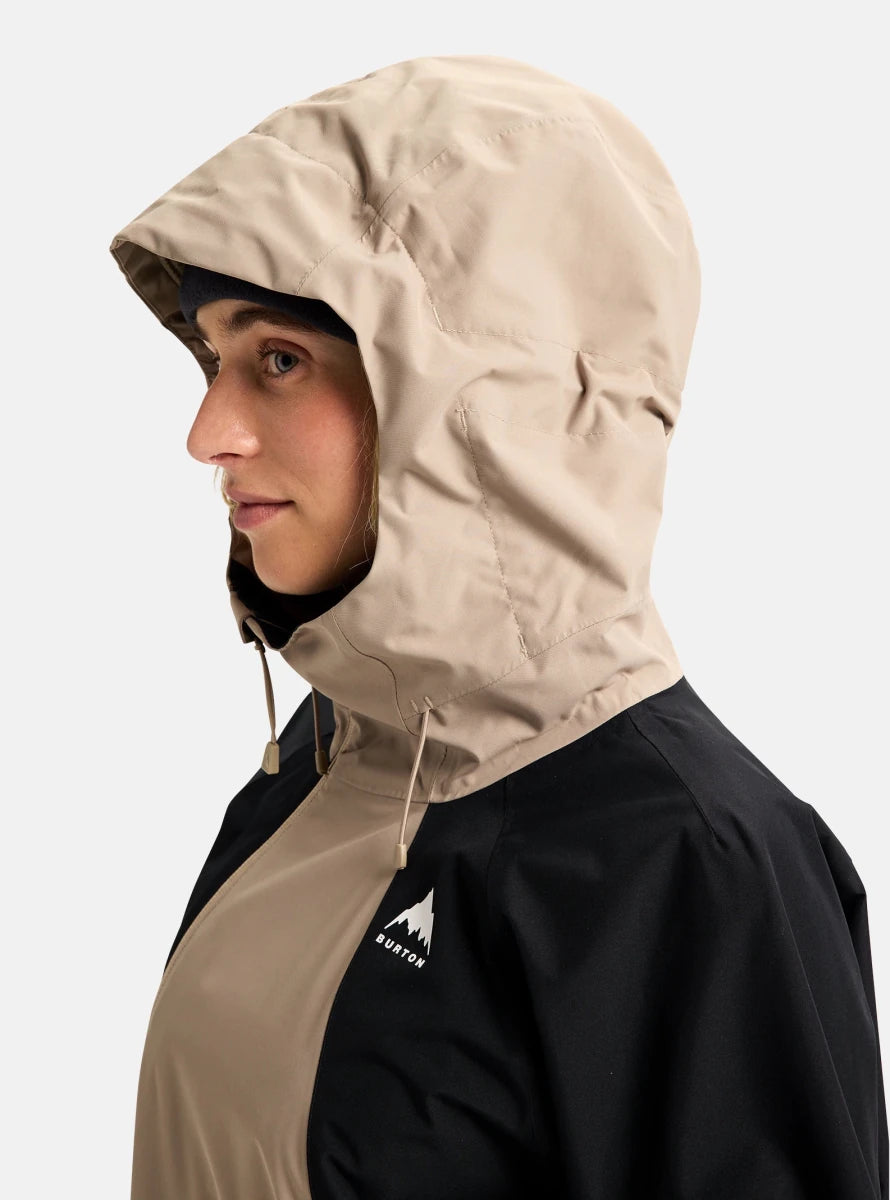 Burton Women's Reserve 2L Relaxed Anorak Jacket 2026 Summit Taupe / Black - Elevation107