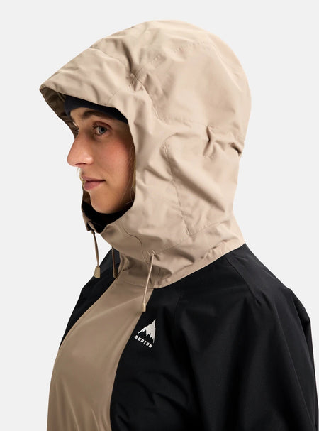 Burton Women's Reserve 2L Relaxed Anorak Jacket 2026 Summit Taupe / Black - Elevation107