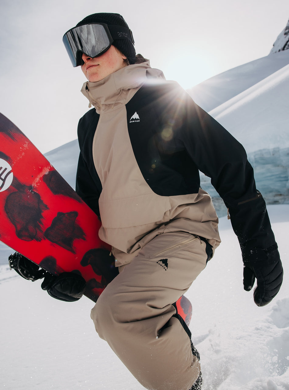 Burton Women's Reserve 2L Relaxed Anorak Jacket 2026 Summit Taupe / Black