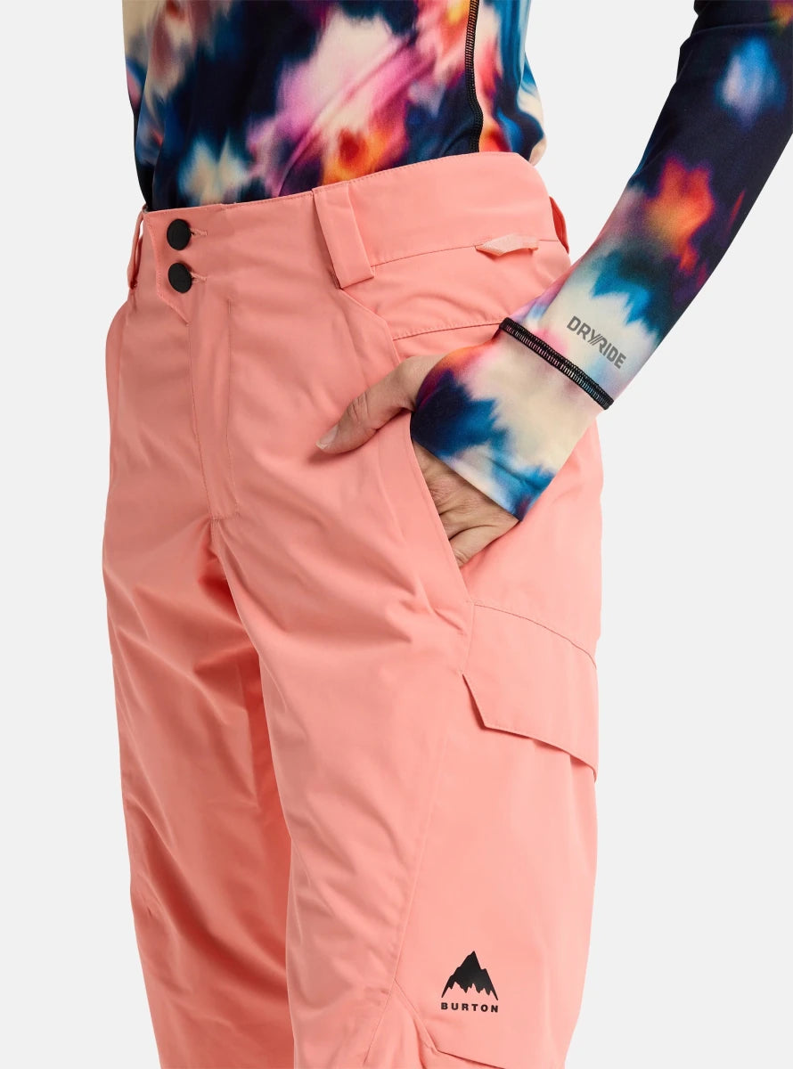 Burton Women's Reserve 2L Insulated Pants 2026 Sunrise Coral - Elevation107