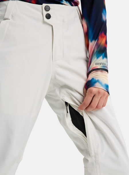 Burton Women's Reserve 2L Stretch Pants 2026 Stout White - Elevation107