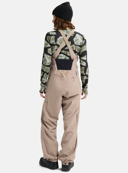Burton Women's Reserve 2L Bib Pants 2026 Summit Taupe - Elevation107