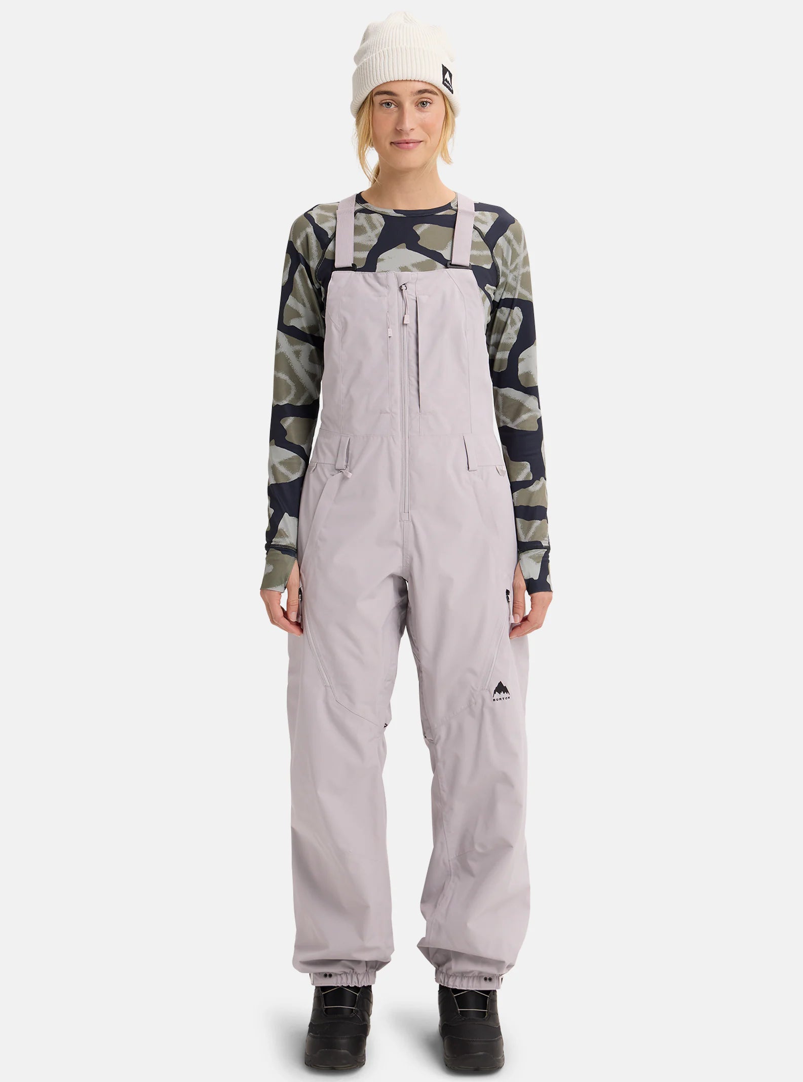 Burton Women's Reserve 2L Bib Pants 2026 Washed Lavender - Elevation107