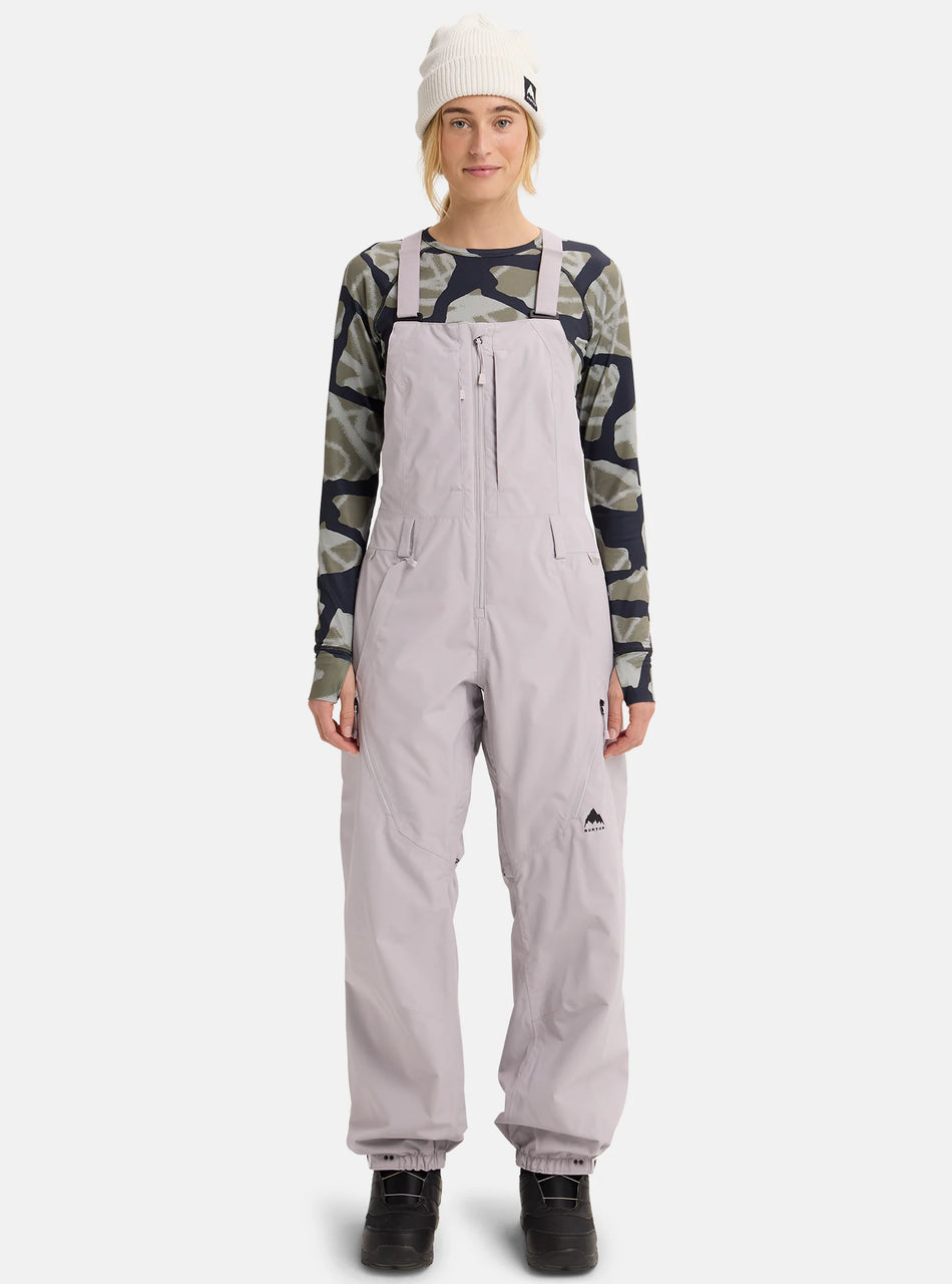 Burton Women's Reserve 2L Bib Pants 2026 Washed Lavender - Elevation107